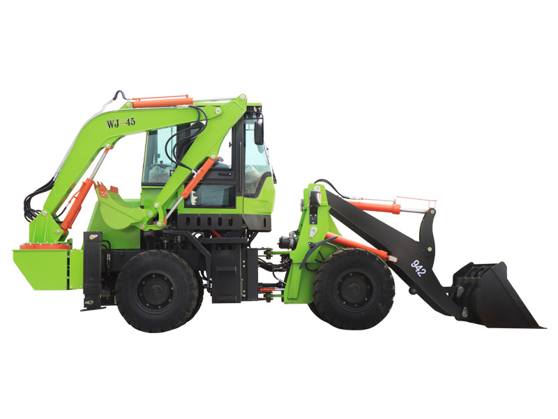 YAWEH 945 4x4 backhoe loader excavator track front wheel mini loaders