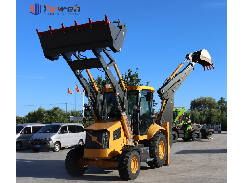 YAWEH 3CX engineering & construction machinery excavator loader china wheel loaders mini backhoe